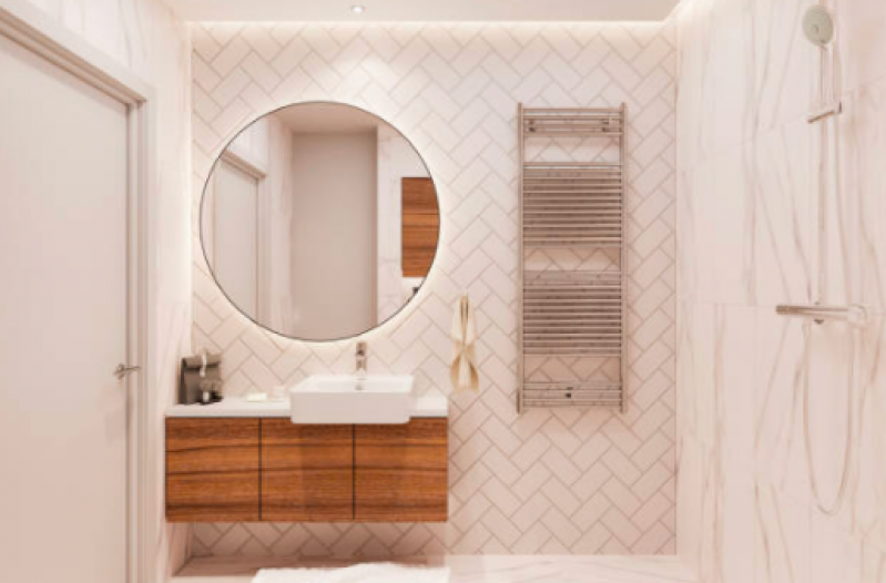 Armário Planejado para Banheiro Pequeno Preço Araraquara - Armário de Banheiro com Espelho Planejado