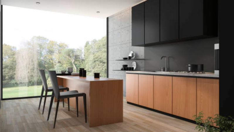 Móveis Modulados para Apartamento Valinhos - Móveis Planejados Cozinha de Apartamento