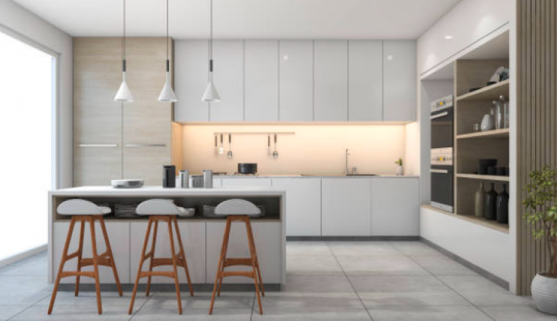 Onde Comprar Móveis Modulados para Apartamento Cotia - Móveis Planejados Cozinha de Apartamento