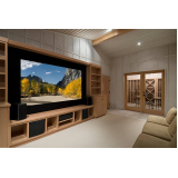 painel home theater planejado Cotia